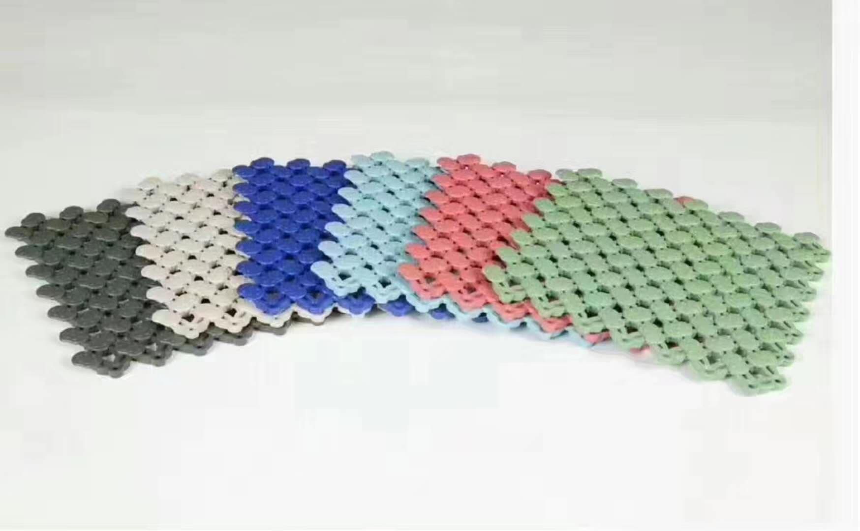 Piso modular antideslizante disponible en varios colores